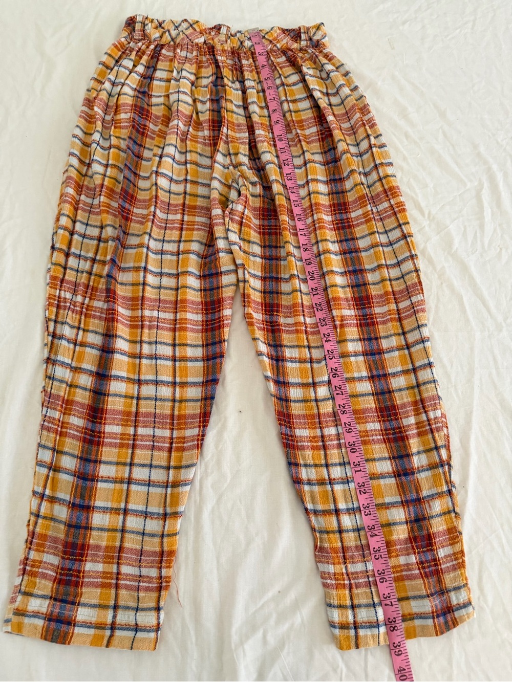 FREE PEOPLE Women’s Plaid Trousers - Picture 7 of 8
